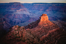 Sunrise On South Kaibab Trail, Grand Canyon, Arizona.