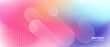 © kanpisut - Pastel gradient abstract background with dynamic shapes composition and halftone. vector illustration.