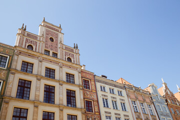 Wall Mural - Colorful old houses at Dlugi Targ Long Market street in Gdansk, Poland