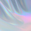 © luckykot - Modern abstract pastel iridescent holographic foil background. 3d render.