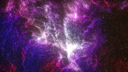 Wall Mural - 4k Star Nebula in Distant Space