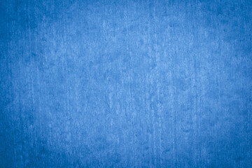 Sticker - blue cotton fabric with a visible texture