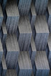 Leinwandbild Motiv Close-up of black geometric shapes, abstract background