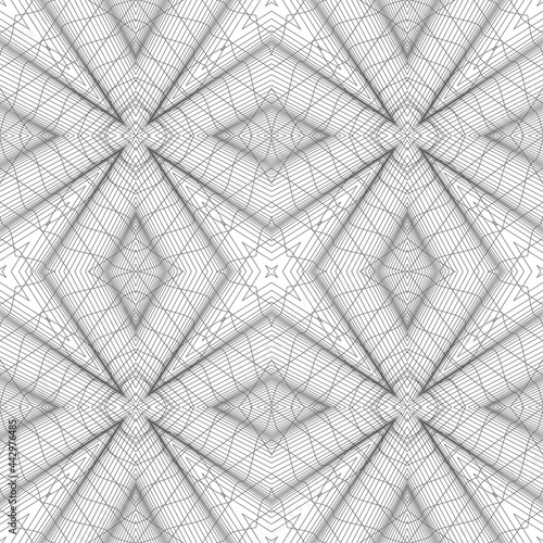 Dekoracja na wymiar  abstrakcyjny-wzor-z-obiektami-3d-i-falami