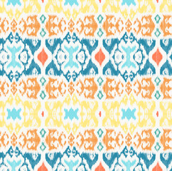 ikat style Pattern. Perfect for fabrics and decoration