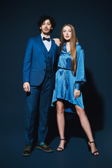 Poster - evening fashion for him and her