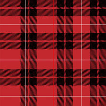 Red And Black Scotish Tartan Plaid Seamless Pattern And Modern Black White Line Fabric Texture Red Background, Scottish Cage With Vector And Illustration Design.eps