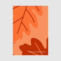 Wall Mural -  wallpapers with tropical leaves and plants in minimal simple.Vector abstract backgrounds .banners, posters, cover design templates, social media stories.