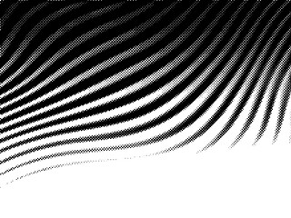 Wall Mural -   Abstract black and white background, imitation of a zebra.     