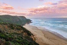 Beautiful Landscape / Seascape Along Great Ocean Road In Victoria, Australia
