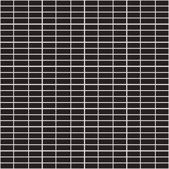 Poster - Black blocks mesh. Vector simple grid.