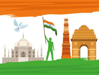 Poster - india independence poster