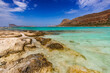 Krajobraz morski. Laguna Balos, wyspa Kreta