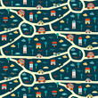 © antarstudio - Adorable  illustration seamless pattern for kids project, fabric, scrapbooking, crafting, invitation and many more.