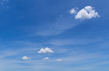 blue sky with clouds