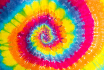 Colorful retro abstract tie dye swirl design