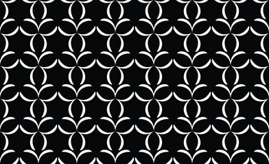 Wall Mural - Abstract geometric seamless pattern. Black and white. Modern stylish texture. Vector background.