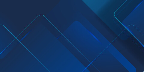 Modern dark blue squares design background. Suit for business corporate presentation background and futuristic technology concept