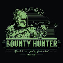 Boba Fett And Son Bounty Hunter Wo Artcurvy Vintage Sport Design Vector Illustration For Use In Design And Print Poster Canvas