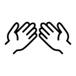 © Farra - Finger Icon Design. Hand and Fingers Gesture Vector Symbol