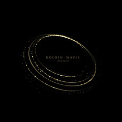 Wall Mural - glitter background, luxury gold stardust light