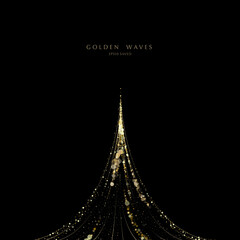 Wall Mural - glitter background, luxury gold stardust light