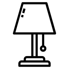 Sticker - lamp icon