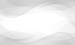 © Phantip - Abstract white and grey color background. Waves pattern and space for text.