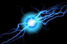 Abstract Science Backgrounds Of Electric Storm Effect