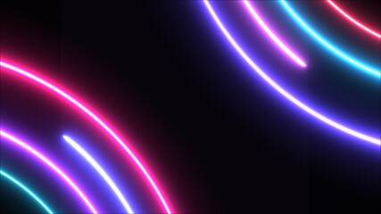 Wall Mural - neon running lasers technology background