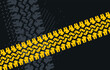 © Graphic Burner - Automotive vehicle tire mark background