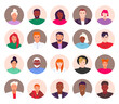 © Alina Futura - Profile icons, avatar for website. Group of people. Editable vector illustration