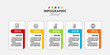 © Mooam - Vector 5 step colorful infographic template design element. Business icon concept diagram.