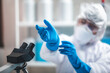 © chokniti - Health care researchers working in life science laboratory, medical science technology research work for test a vaccine, coronavirus covid-19 vaccine protection cure treatment