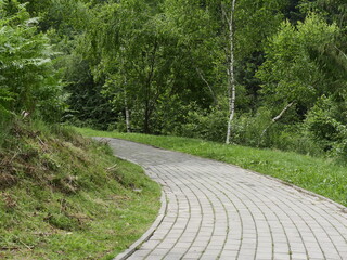 Poster - path in the garden