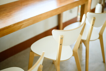 Empty Chairs in the Cafe