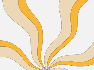 Wall Mural - retro background of the 70s. abstract vintage background. vector illustration in simple linear style