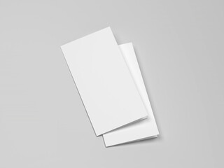 Canvas Print - Blank trifold brochure mockup