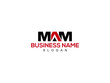 Letter MAM Logo Icon Vector Image Design For Your Business