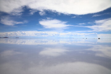 Sticker - View of Salar de Uyuni salt flat, Bolivia