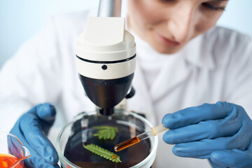 microscope research laboratory technology analyzes