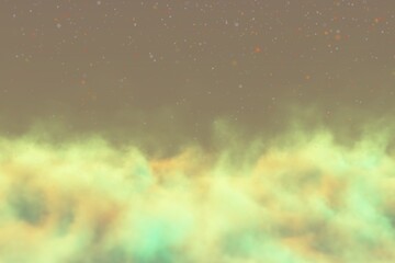 Wall Mural - misty fog concept with snowflakes creative abstract background for art purposes