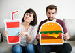 © Rawpixel.com - White couple with food icons