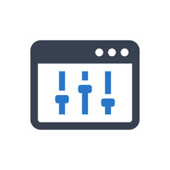 Wall Mural - web optimization icon