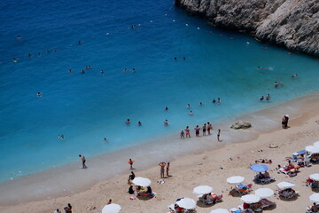 Wall Mural - view of famous Kaputas Beach in Kas Antalya