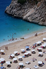 Wall Mural - view of famous Kaputas Beach in Kas Antalya