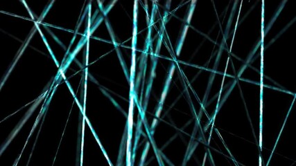 Poster - abstract background animation shiny lines stripes beams rods structure moving transforming rotating 