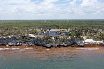 Poster - Archaeological Zone - Tulum, Mexico