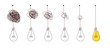 © Yuliia Osadcha - Complex to simple way to create idea - messy clew symbols with light bulb.