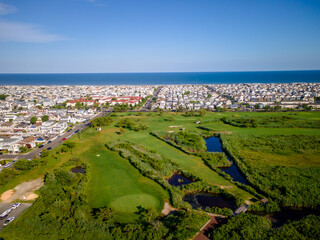 Sticker - Aerial Drone of Ocean City New Jersey 